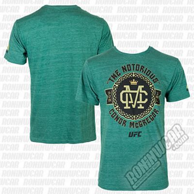 Reebok Conor McGregor Notorious Celtic Badge Tee Grün