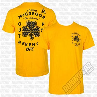 Reebok Conor McGregor Out For Revenge Tee Amarillo