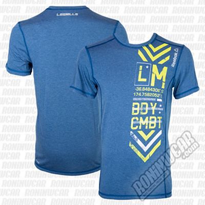 Reebok LM Bodycombat Tee Bleu