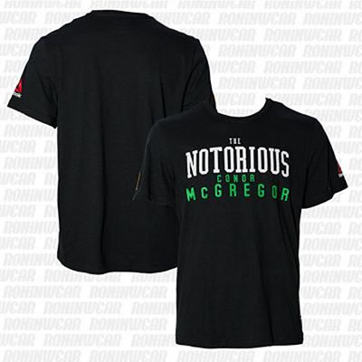 Reebok Mcgregor Nickname T-shirt Noir