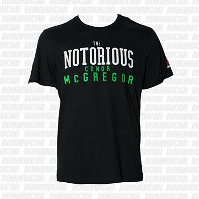 Reebok Mcgregor Nickname T-shirt Schwarz