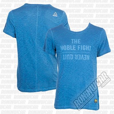 Reebok RNF Never Quit Tee Blau