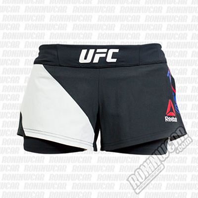 Reebok Ronda Rousey Octagon Shorts Black-White