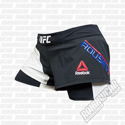 Reebok Ronda Rousey Octagon Shorts Schwarz-weiß