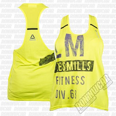 Reebok Tank LesMills Athletic Amarelo