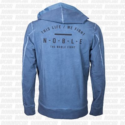 Reebok The Noble Fight Full-Zip Hoodie Blau