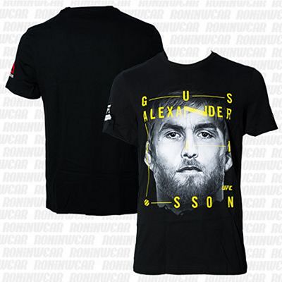 Reebok UFC Alexander Gustafsson Fighter T-shirt Svart