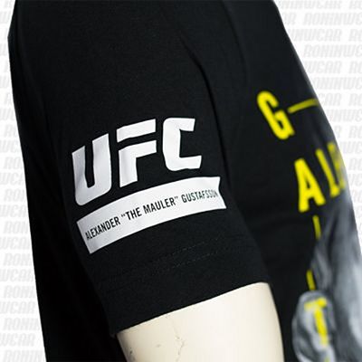 Reebok UFC Alexander Gustafsson Fighter T-shirt Fekete