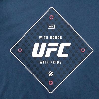 Reebok UFC FG Text Tee Bleu