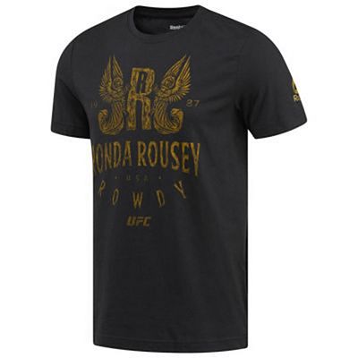 Reebok UFC Ronda Rousey Art Tee Negro