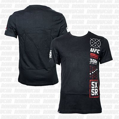 Reebok UFC Ultimate Fan 5X5R T-shirt Negro