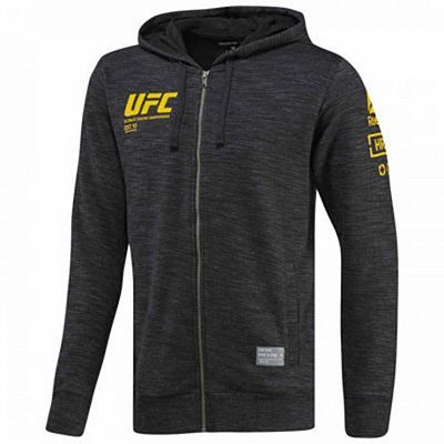 Reebok UFC Ultimate Fan Full Zip Nero-Grigio