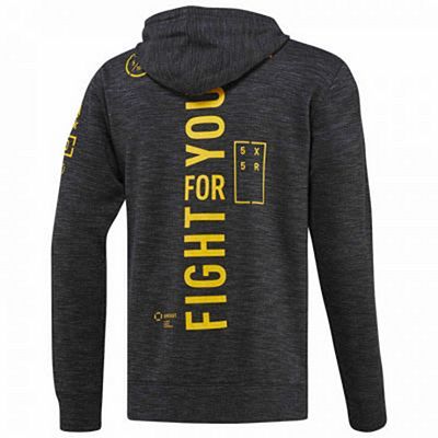 Reebok UFC Ultimate Fan Full Zip Fekete-Szürke