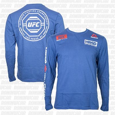 Reebok UFC Ultimate Fan LS T-shirt Blau