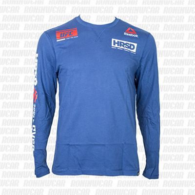 Reebok UFC Ultimate Fan LS T-shirt Azul