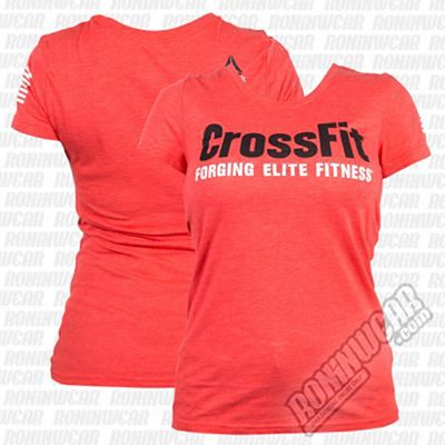 Reebok Womens Crossfit Póló Piros