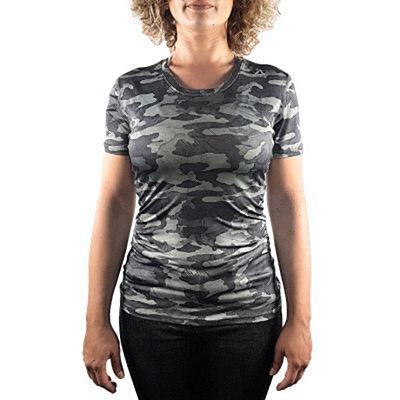 Reebok Womens Sports T-shirt Randa 2 Pack Celeste-Camo