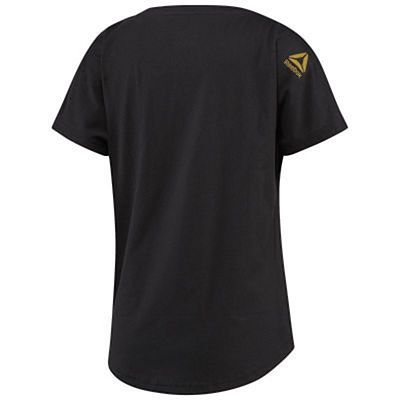 Reebok Womens UFC Ultimate Fan Logo Fekete