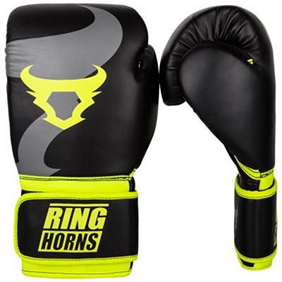 Ringhorns Charger Boxing Gloves Nero-Giallo