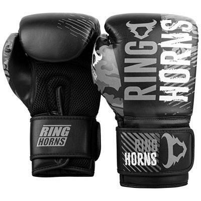 Ringhorns Charger Camo Boxing Gloves Preto-Cinza