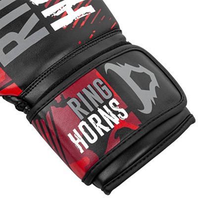 Ringhorns Charger Camo Boxing Gloves Preto-Vermelho