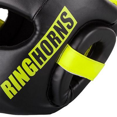 Ringhorns Charger Headgear Negro-Amarillo