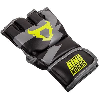 Ringhorns Charger MMA Gloves Nero-Giallo