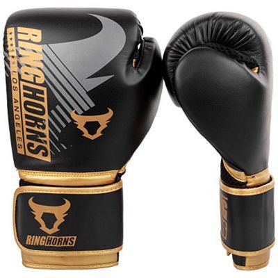 Ringhorns Charger MX Boxing Gloves Preto-Dourado