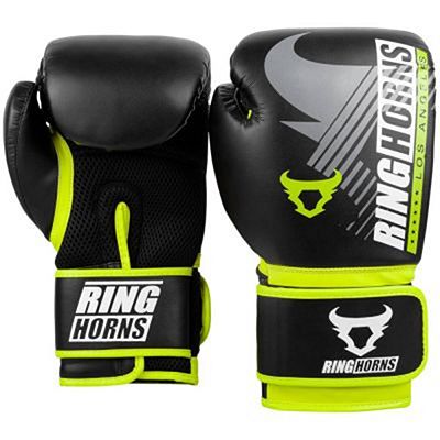 Ringhorns Charger MX Boxing Gloves Nero-Giallo