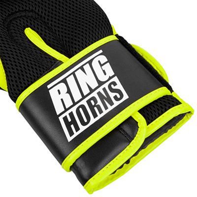 Ringhorns Charger MX Boxing Gloves Nero-Giallo