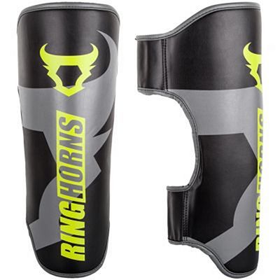 Ringhorns Charger Shin Guards Simple Schwarz-Gelb