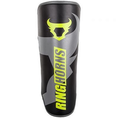 Ringhorns Charger Shin Guards Simple Svart-Gul