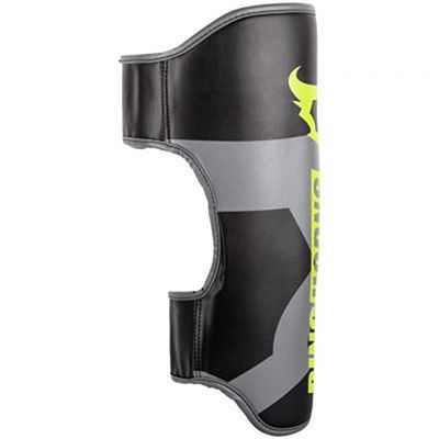 Ringhorns Charger Shin Guards Simple Negro-Amarillo