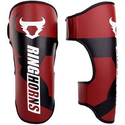 Ringhorns Charger Shin Guards Simple Rosso