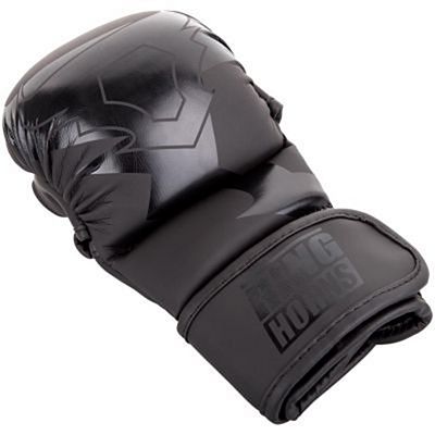 Ringhorns Charger Sparring Gloves Nero-Nero