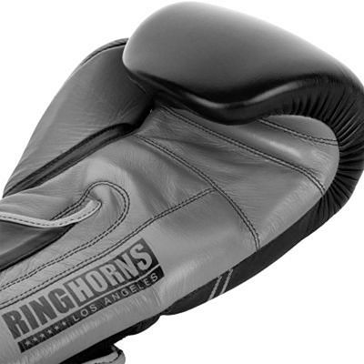 Ringhorns Destroyer Leather Boxing Gloves Schwarz-Grau