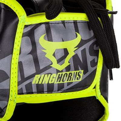 Ringhorns Nitro Headgear Nero-Giallo