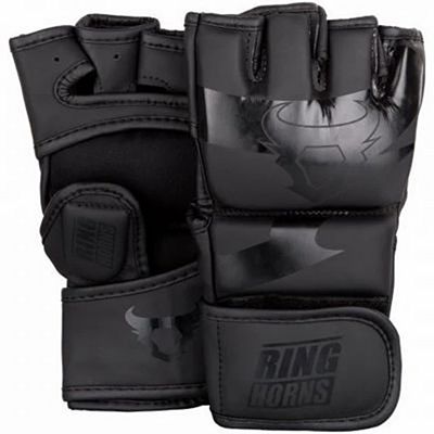 Ringhorns Charger MMA Gloves Nero-Nero