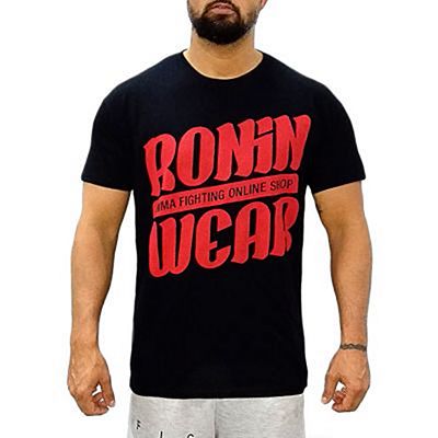 RoninWear Big Logo S-19 T-shirt Fekete-Piros