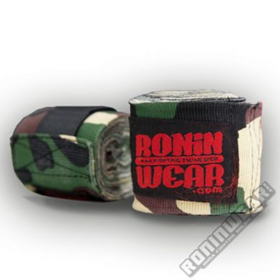 RoninWear Forest Camo Handwraps Grön