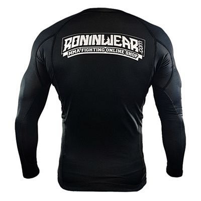 RoninWear Samurai Mask V2 LS Rashguard Schwarz