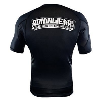 RoninWear Samurai Mask V2 SS Rashguard Svart