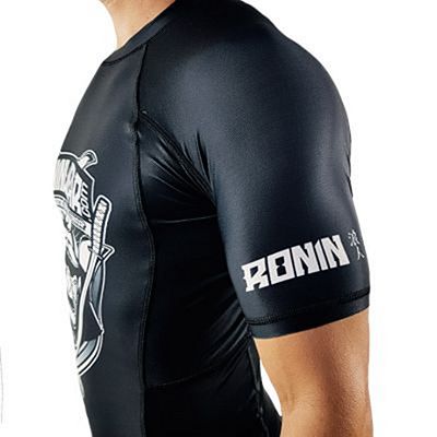 RoninWear Samurai Mask V2 SS Rashguard Schwarz