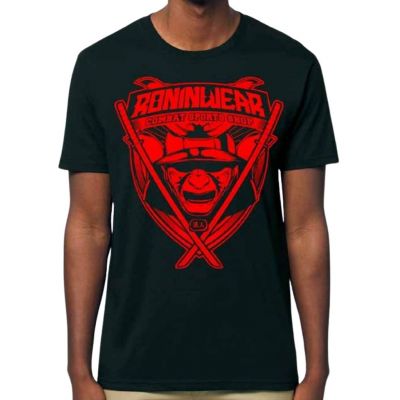 RoninWear Samurai Shield T-shirt Schwarz-Rot