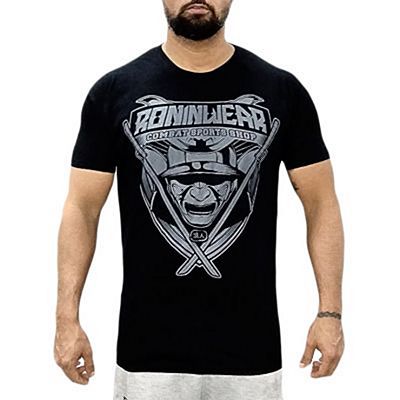 RoninWear Samurai Shield T-shirt Schwarz-Grau