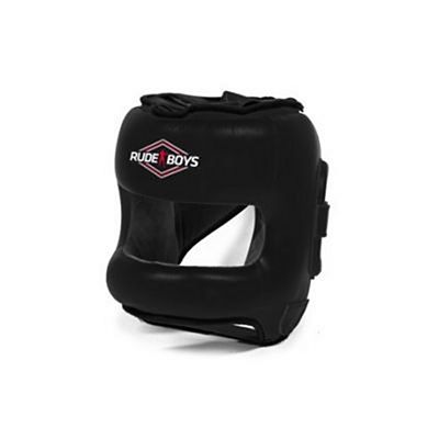 Rude Boys Full Bar Training Headgear Schwarz