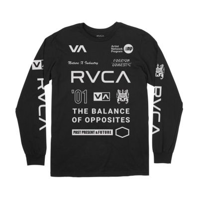 RVCA All Brand LS Nero