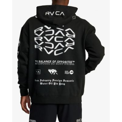 RVCA All Brand Sport Hoodie Negro