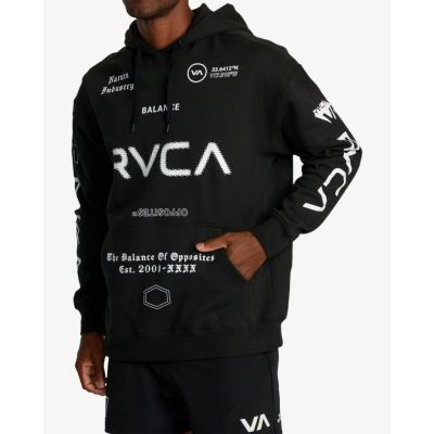 RVCA All Brand Sport Hoodie Negro