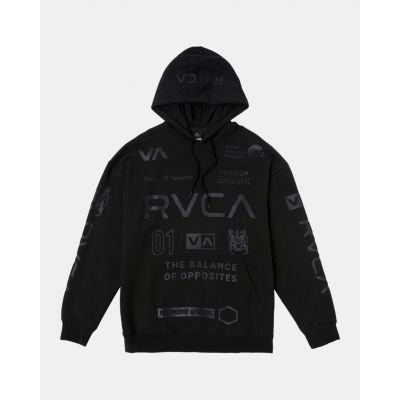 RVCA All Brand Sport Hoodie Preto-Preto